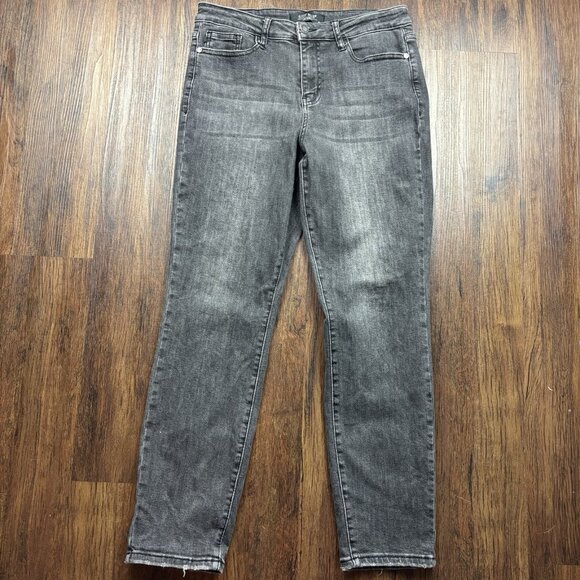 Judy Blue Boyfriend Fit Jeans Distressed Black JB88130 Women’s Size 9/29 - Picture 1 of 11